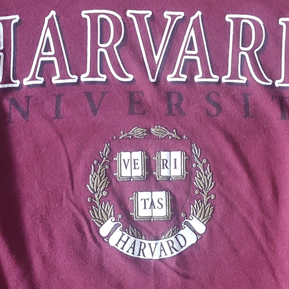 Harvard University Logo Cotton T-shirt π - Picture 13 of 14